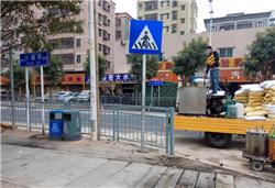 宝安沙福路道路标线划线工程|道路划线|停车场设计划线|车位划线|热熔标线|划线施工队|划线价格方案|深圳鼎峰交通工程有限公司