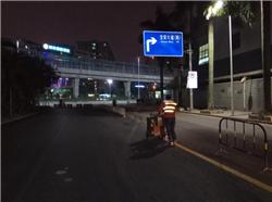 深圳宝安大道标线改造划线工程|道路划线|停车场设计划线|车位划线|热熔标线|划线施工队|划线价格方案|深圳鼎峰交通工程有限公司