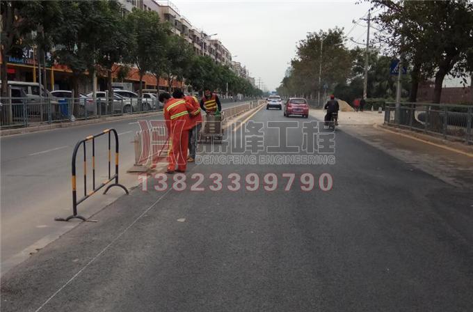 深圳宝安大道标线改造划线工程