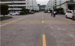 公明玉律第二工业区道路标线工程|道路划线|停车场设计划线|车位划线|热熔标线|划线施工队|划线价格方案|深圳鼎峰交通工程有限公司