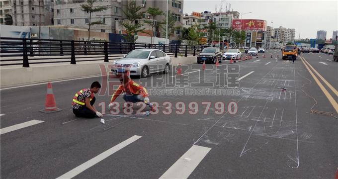 湛江广州湾大道标线工程