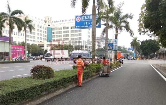 瑞云路划线工程