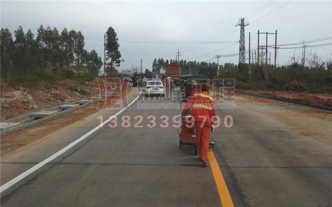 雷州X699县道龙门至那双段道路划线工程