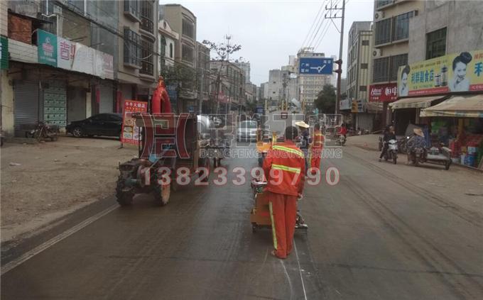 雷州X699县道龙门至那双段道路划线工程