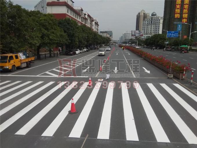 教育东路标线施工|道路划线|热熔标线|划线施工队|划线价格方案