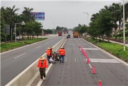 遂溪县G207国道城月镇路口标线改造工程