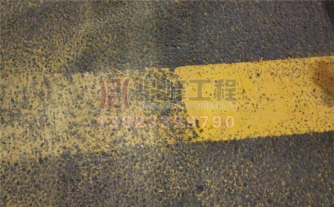 道路标线除线清除效果对比